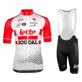 Tenue Cycliste et Cuissard à Bretelles 2019 Lotto Soudal N001
